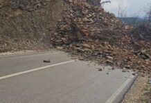 Kraći prekid saobraćaja zbog odrona